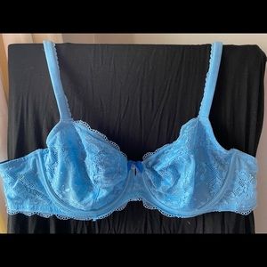 VS blue lace bra